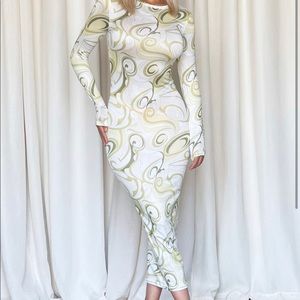 Long sleeve maxi dress